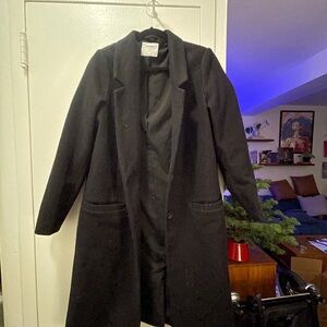 Old Navy Black Trench Coat
